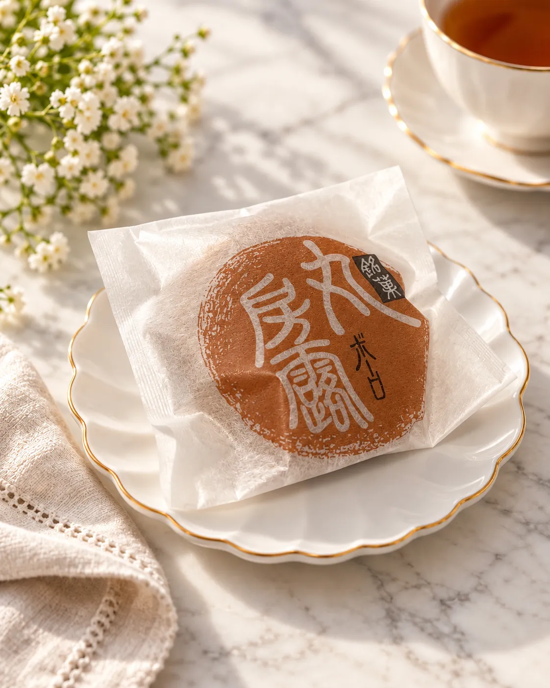 福井製菓で一番長く作り続けている昔ながらの焼き菓子、丸ぼうろ